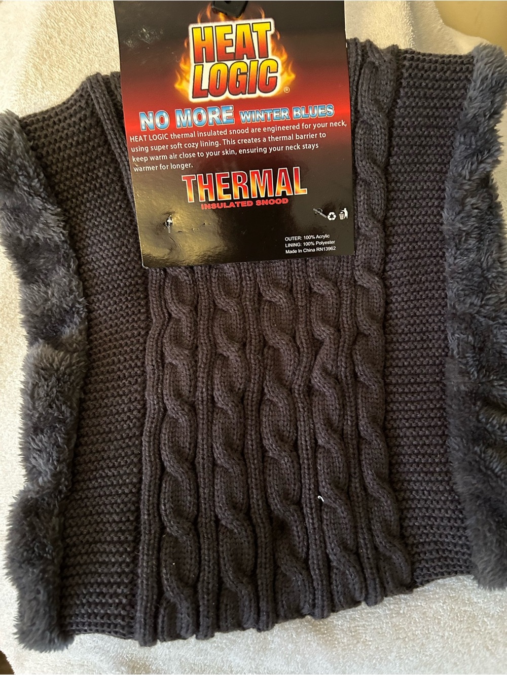 Men’s Thermal Snood - Charcoal & thermal socks added